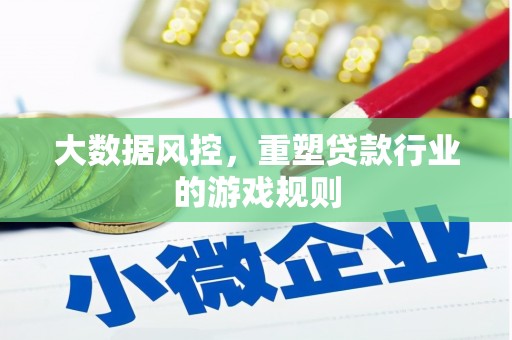 永胜大数据风控，重塑贷款行业的游戏规则