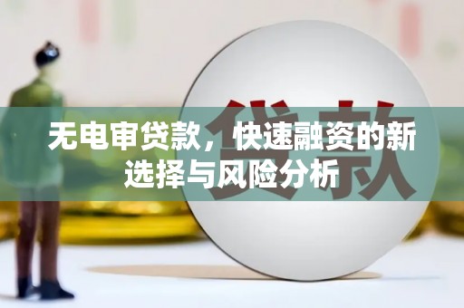 永胜无电审贷款，快速融资的新选择与风险分析