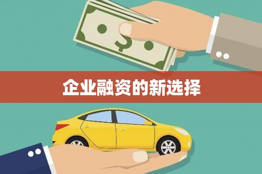 永胜企业融资的新选择