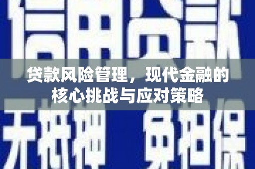 永胜贷款风险管理，现代金融的核心挑战与应对策略