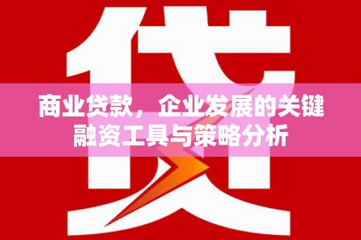 永胜商业贷款，企业发展的关键融资工具与策略分析