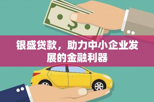 永胜银盛贷款，助力中小企业发展的金融利器