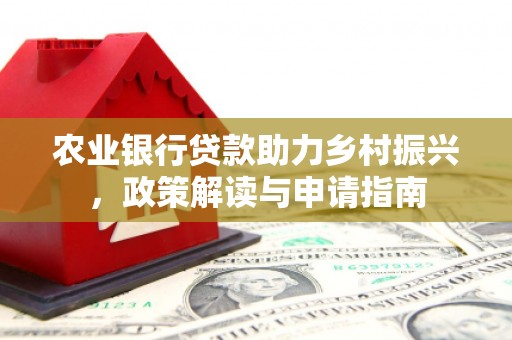 永胜农业银行贷款助力乡村振兴，政策解读与申请指南