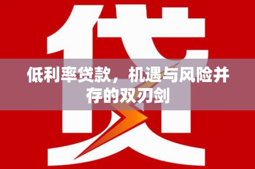 永胜低利率贷款，机遇与风险并存的双刃剑